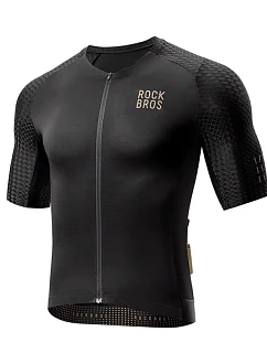 Rockbros YDDX011 Cyklistický dres Diamond s krátkým rukávem velikost XL - černý
