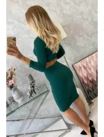 Souprava halenky a sukně zelená Souprava halenky a sukně zelená