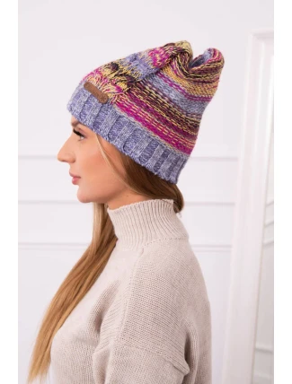 Monika fleecová čepice K256 fuchsiová+fialová Monika fleecová čepice K256 fuchsiová+fialová