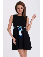 EMAMODA dámské šaty bez rukávů černé - Černá / S - YNS EMAMODA dámské šaty bez rukávů černé - Černá / S - YNS