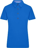 Daiber JN 715 Dámské piqué polo v tradičním krojovém stylu 02.0715 royal/royal white Daiber JN 715 Dámské piqué polo v tradičním krojovém stylu 02.0715 royal/royal white