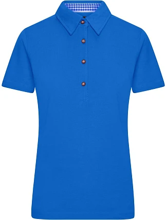 Daiber JN 715 Dámské piqué polo v tradičním krojovém stylu 02.0715 royal/royal white Daiber JN 715 Dámské piqué polo v tradičním krojovém stylu 02.0715 royal/royal white