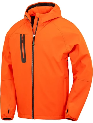 Result R 909X Unisex 3-vrstvá softshellová bunda s kapucí 30.909X orange/navy Result R 909X Unisex 3-vrstvá softshellová bunda s kapucí 30.909X orange/navy