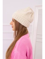 Dámská čepice Elora K336 ecru