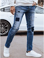 Pánské modré džínové kalhoty UX4297 modré - FashionStreet Pánské modré džínové kalhoty UX4297 modré - FashionStreet