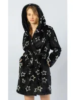 Dámský župan krátký s kapucí Hvězdy Dámský župan krátký s kapucí Hvězdy