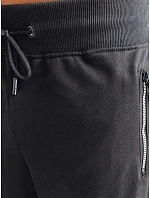 Pánské černé teplákové šortky FashionStreet SX2275 Pánské černé teplákové šortky FashionStreet SX2275