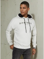 Pánská šedá mikina s potiskem FashionStreet BX5679 Pánská šedá mikina s potiskem FashionStreet BX5679