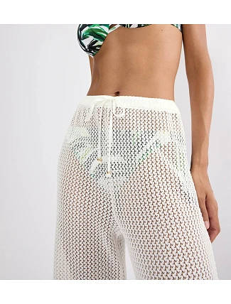 Beach MyWear Crochet Trousers - SILK WHITE - TRIUMPH SILK WHITE - TRIUMPH