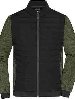 Daiber JN 1866 Pánská hybridní bunda 02.1866 black/olive melange