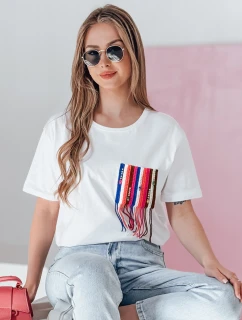Dámské tričko FROND bílé FashionStreet RY2601