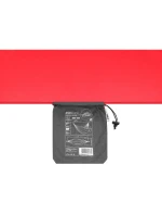 CESTOVNÍ HOUPACÍ SÍŤ PRO 2 OSOBY 270X140CM ČERNÁ A ČERVENÁ