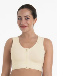 Valencia kompresní podprsenka zapínání vpředu 1198 champagne - Anita Care