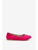 Dámské semišové baleríny Fuksie Kommia