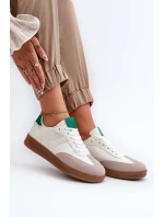 Nízké Dámské Sportovní Tenisky Bílé Uvetta