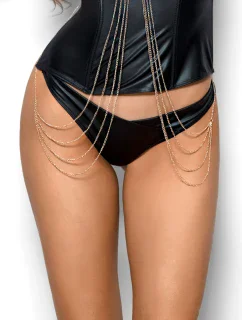 Svůdná tanga V-8325 černá - Axami