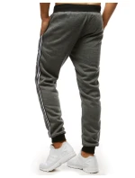 Pánské antracitové teplákové kalhoty FashionStreet UX3538