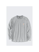 Mikina bez kapuce Carhartt Midweight L/S Pocket T-Shirt – šedá melírovaná, velikost: M Mikina bez kapuce Carhartt Midweight L/S Pocket T-Shirt – šedá melírovaná, velikost: M