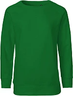 Neutral O 33001 Dětská raglánová mikina z bio bavlny 77.3301 green Neutral O 33001 Dětská raglánová mikina z bio bavlny 77.3301 green