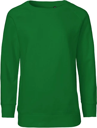 Neutral O 33001 Dětská raglánová mikina z bio bavlny 77.3301 green Neutral O 33001 Dětská raglánová mikina z bio bavlny 77.3301 green