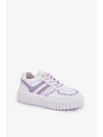 Dámské Tenisky Na Platformě Fialové Ofenale