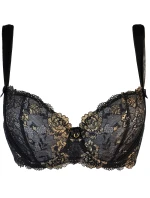 Podprsenka V-11131 černá-zlatá - Axami