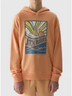 Chlapecká mikina s kapucí 4F - oranžová