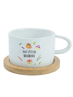 Personalizovaný keramický hrníček "MAKRONKA" pro paní učitelku/pana učitele (pomůcky) Personalizovaný keramický hrníček "MAKRONKA" pro paní učitelku/pana učitele (pomůcky)