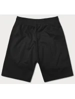 Černé dvoubarevné pánské kraťasy (8K930-3)