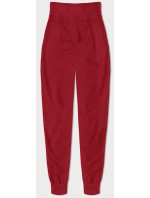 Tenké červené teplákové kalhoty (CK03-18)