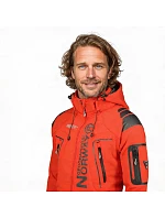 Geographical Norway pánská sportovní bunda Techno MEN 056 BS3 s nastavitelnou kapucí nepromokavá červená (WU1060H/GN) pánské