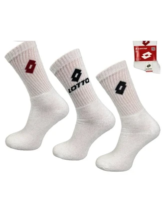 LOTTO froté ponožky bílé 3 páry 069609 LOTTO froté ponožky bílé 3 páry 069609