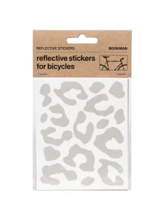 BOOKMAN Reflexní samolepka s leopardím potiskem