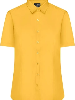 Daiber JN 679 Popelínová halenka s krátkým rukávem 02.0679 yellow