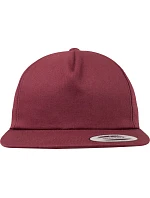 Flexfit 6502 5 panelová Snapback kšiltovka 55.6502 maroon