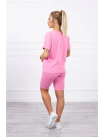 Komplet top+legginsy jasno różowy Komplet top+legginsy jasno różowy