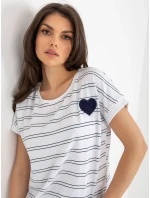 Halenka RV BZ 8619.94 bílá a tmavě modrá