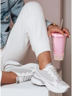 Dámské tenisky na silnější podrážce DYNAMICA silver FashionStreet ZY0595 Dámské tenisky na silnější podrážce DYNAMICA silver FashionStreet ZY0595