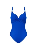 Dámské jednodílné plavky Summer Twist OWP 01 - BLUE - modré 7446 - TRIUMPH