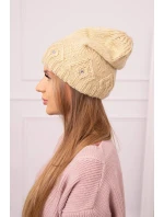 Dámská čepice Ramona K383 béžová Dámská čepice Ramona K383 béžová