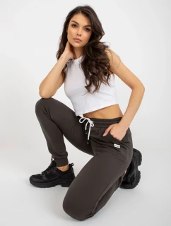 RV DR 7942.93 tmavě khaki tepláky