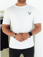 FashionStreet pánské základní bílé tričko RX5440 FashionStreet pánské základní bílé tričko RX5440