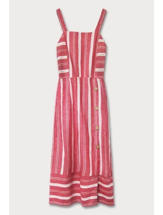 Červené bavlněné šaty (345ART) Červené bavlněné šaty (345ART)