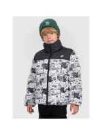 Chlapecká péřová bunda se syntetickou výplní 4F 4FJRAW25TDJAM0749-10A