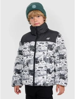 Chlapecká péřová bunda se syntetickou výplní 4F 4FJRAW25TDJAM0749-10A