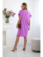 Šaty s kapsami filet