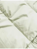 Dámská zimní bunda ve světle azurové barvě s límcem (23062-236)