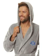 Pánský župan 2110 Costa grey - L&L Pánský župan 2110 Costa grey - L&L