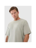 Pánské hladké tričko oversize 4F 4FWSS25TTSHM1961-44S Pánské hladké tričko oversize 4F 4FWSS25TTSHM1961-44S