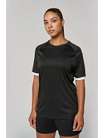 Kariban ProAct PA 4045 Unisex kontrastní sportovní tričko 20.4045 black/white